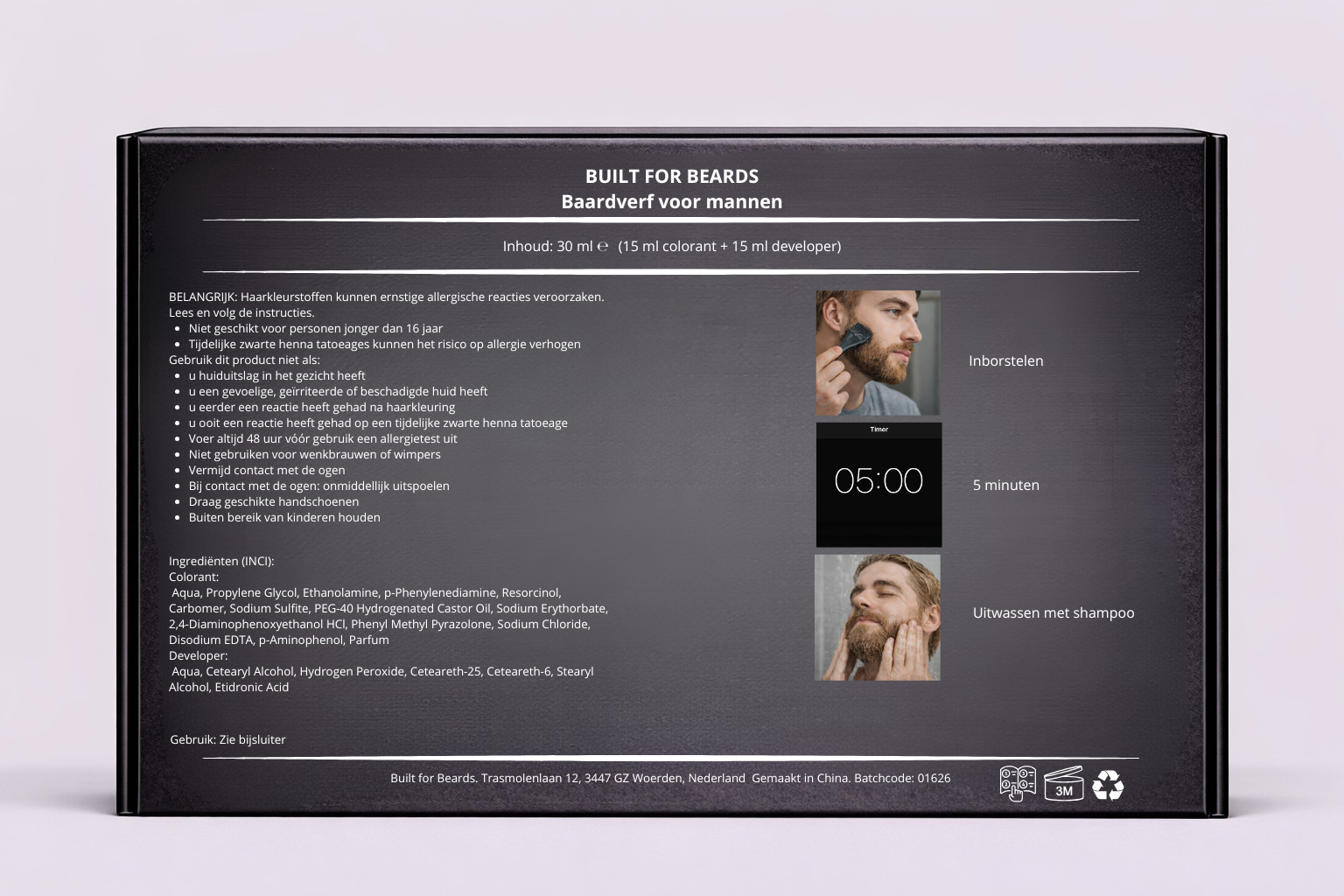 Built for Beards Medium Brown - Image 6